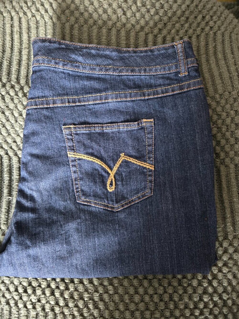 Just My Size 24W 5-Pocket Boot-Cut Jeans
